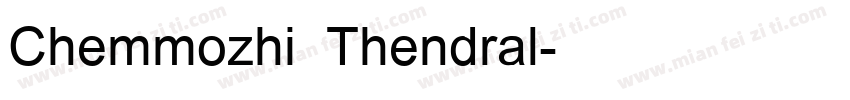 Chemmozhi Thendral字体转换